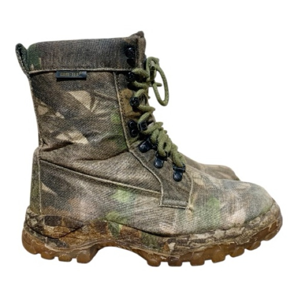 Men’s Wolverine Gortex-1000 Gram Thinsulate Camo Lace Up Boots Sz 7.5